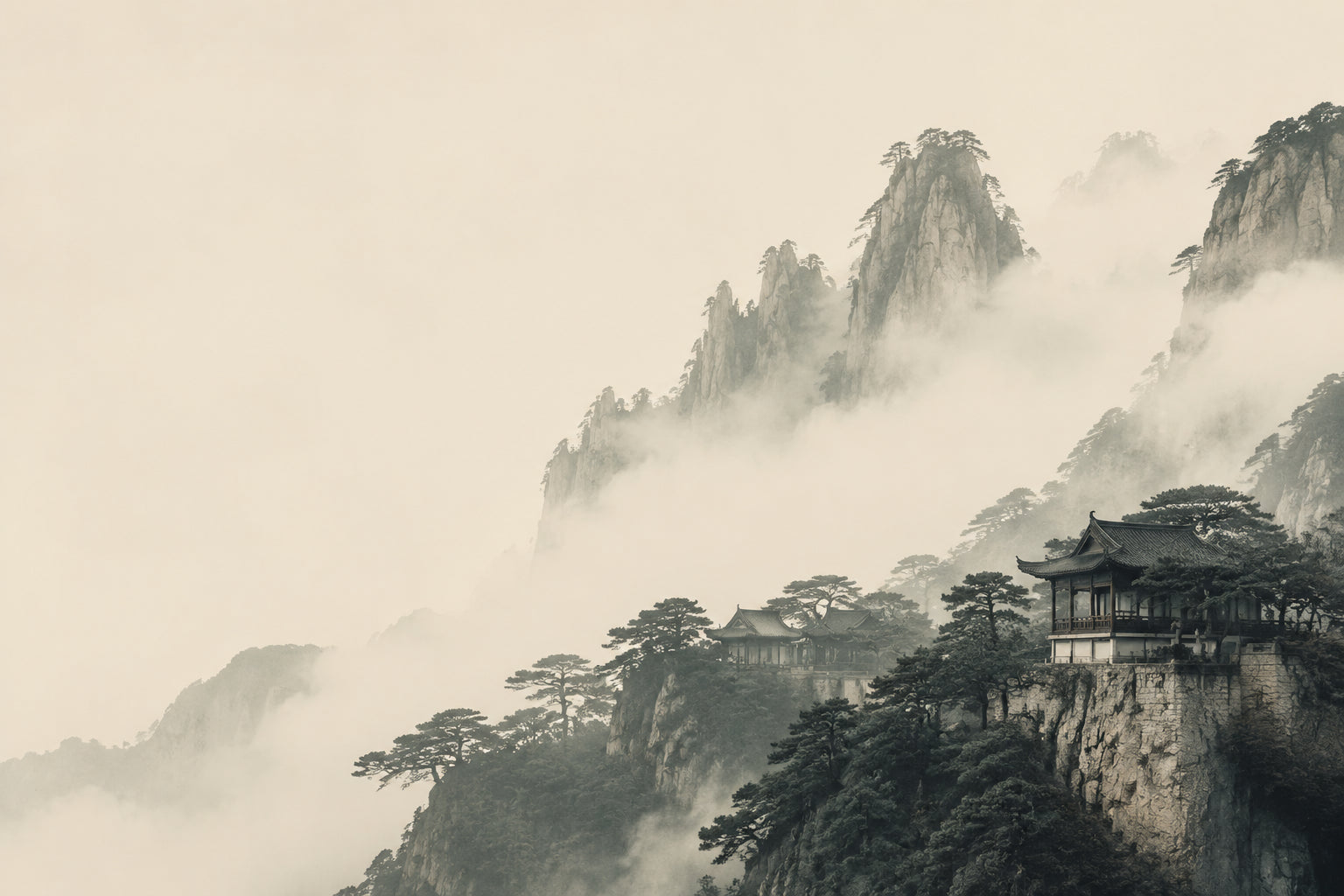 Chinese landscape editorial