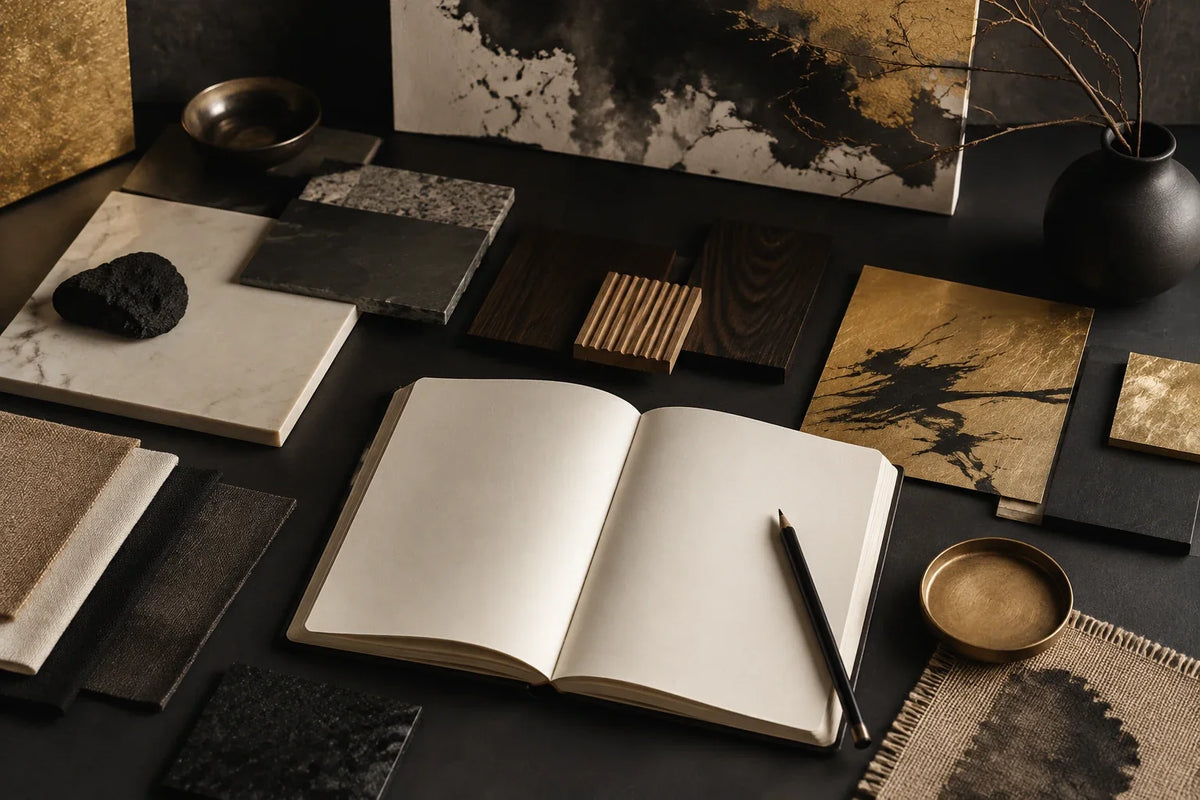 Eastern Aura editorial scene about living heritage and modern artful living