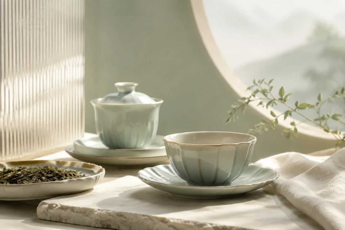Eastern Aura editorial scene about artful living and daily ritual