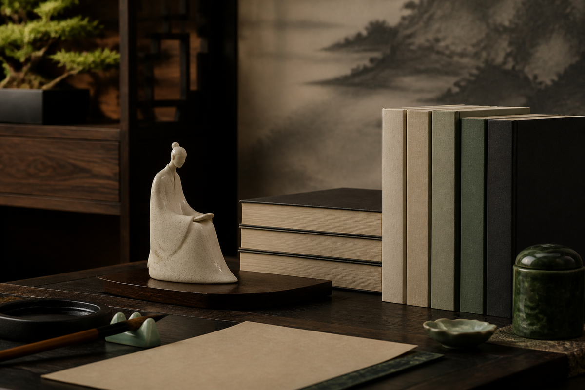 Eastern Aura editorial scene about artful living and daily ritual