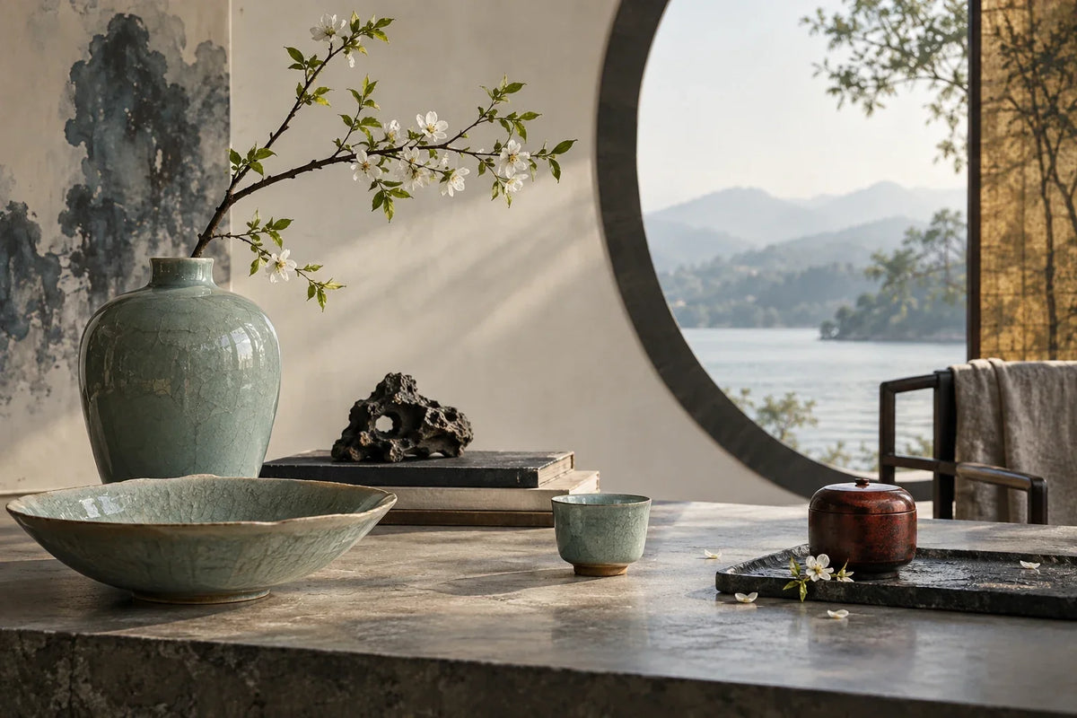 Eastern Aura editorial scene about collectible gifts and colour as mood rather than shorthand