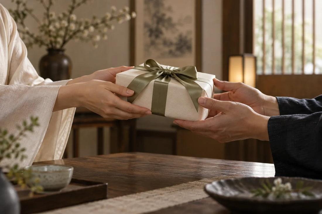 Eastern Aura editorial scene about collectible gifts and colour as mood rather than shorthand