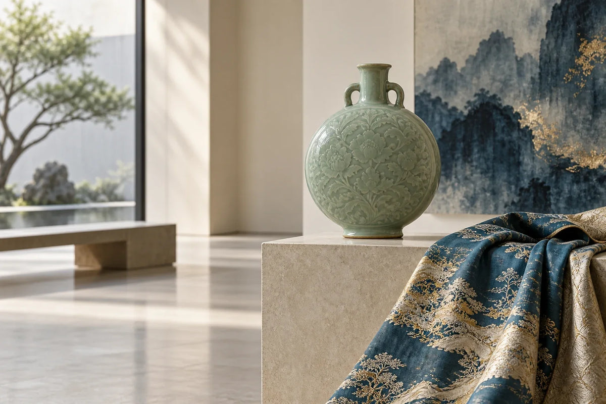 Eastern Aura editorial scene about Chinese gift set and a contemporary and respectful design standard