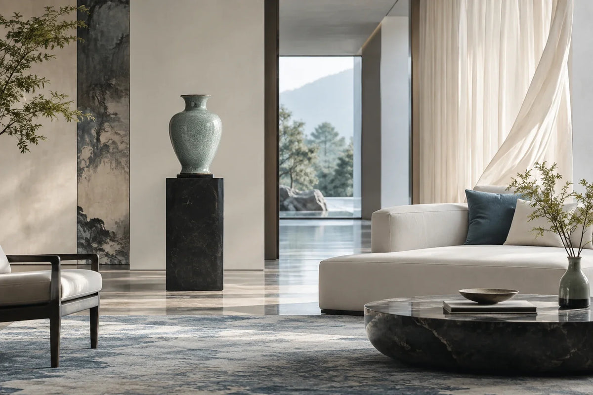 Eastern Aura editorial scene about Chinese gift set and a contemporary and respectful design standard