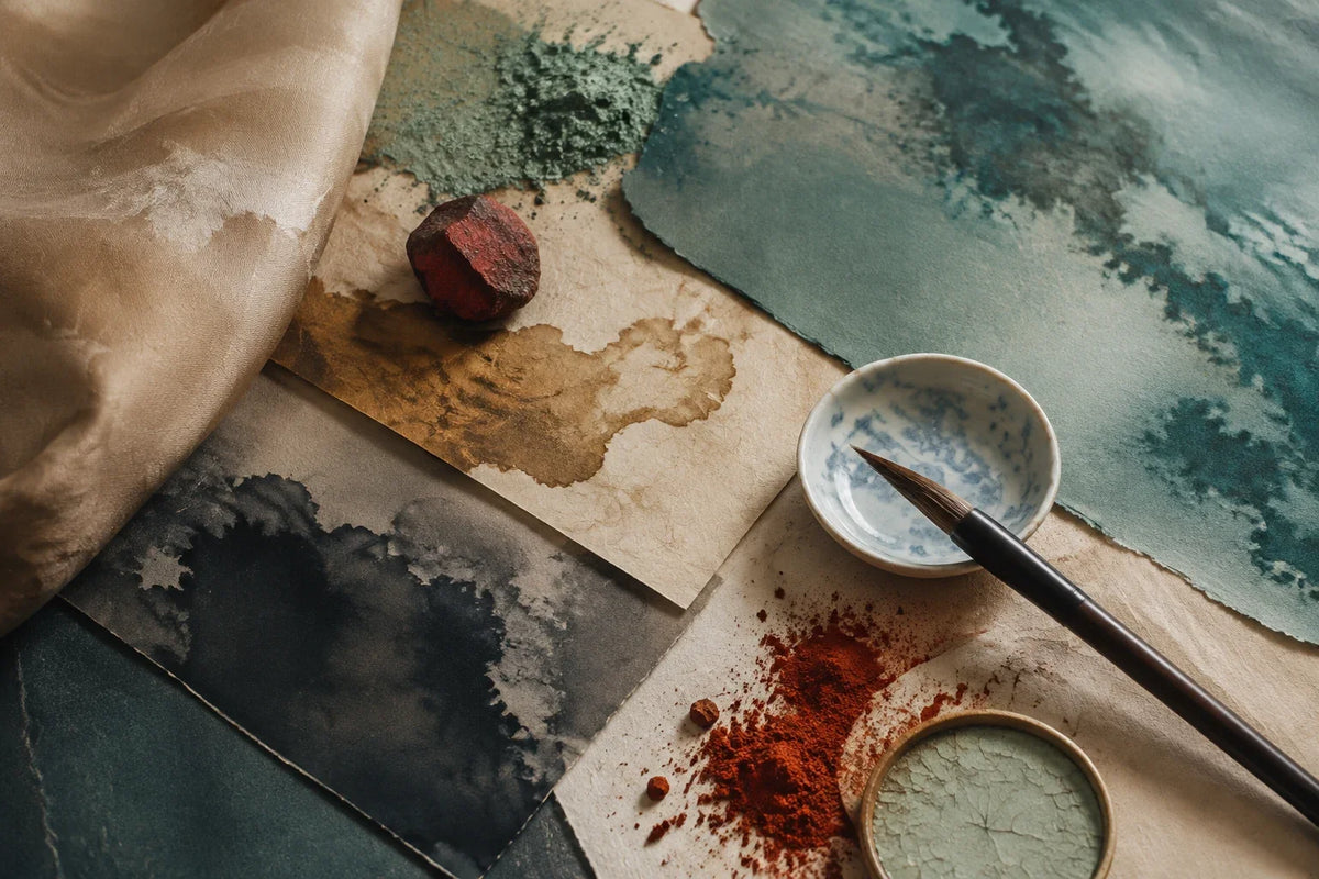 Eastern Aura editorial scene about Chinese gift set and a contemporary and respectful design standard