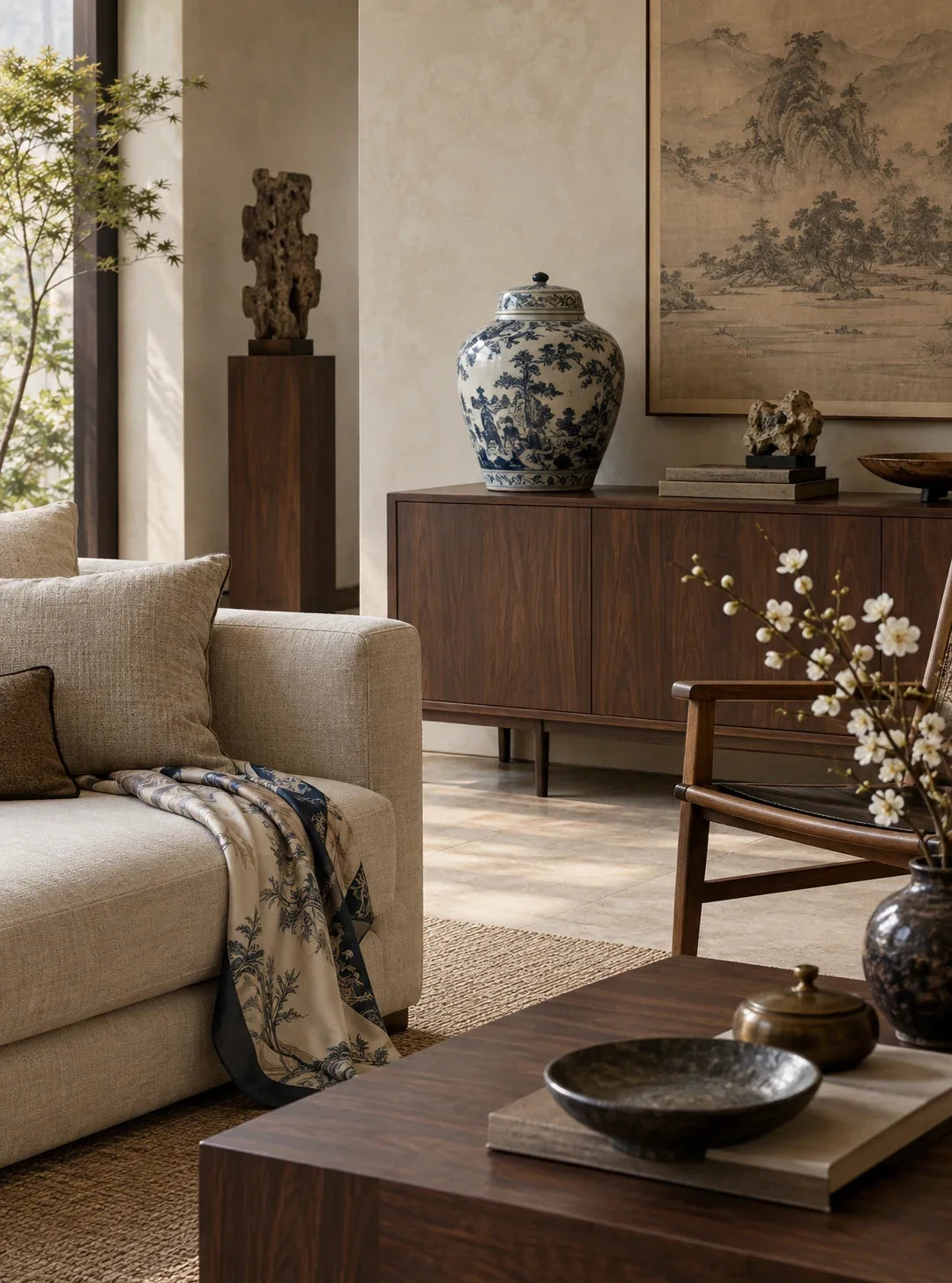 Eastern Aura editorial scene about Chinese gift set and a contemporary and respectful design standard