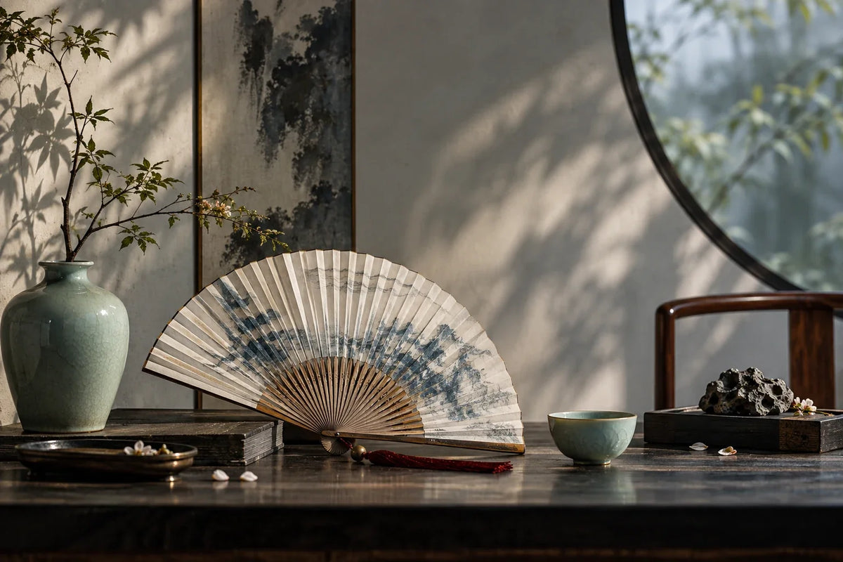 Eastern Aura editorial scene about the peony as a historical motif interpreted without a fixed universal symbolism