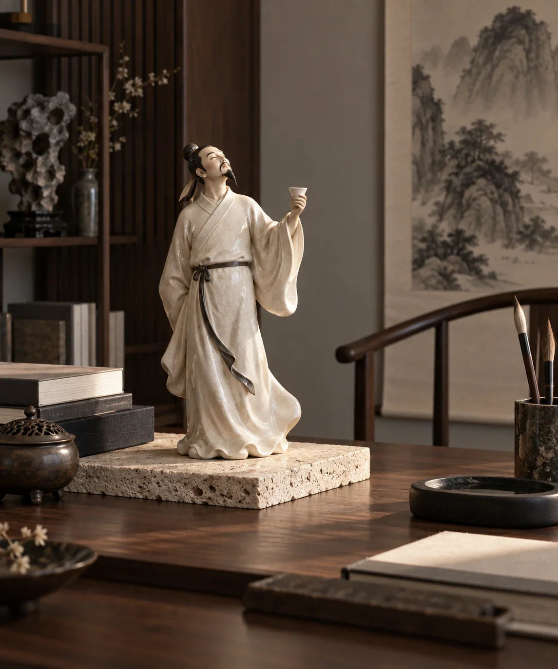 Eastern Aura editorial scene about gifts for collectors and scale, silhouette and the quality of looking