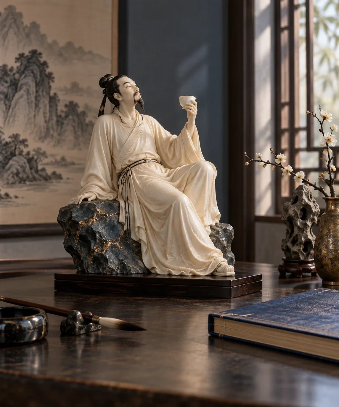 Eastern Aura editorial scene about gifts for collectors and scale, silhouette and the quality of looking