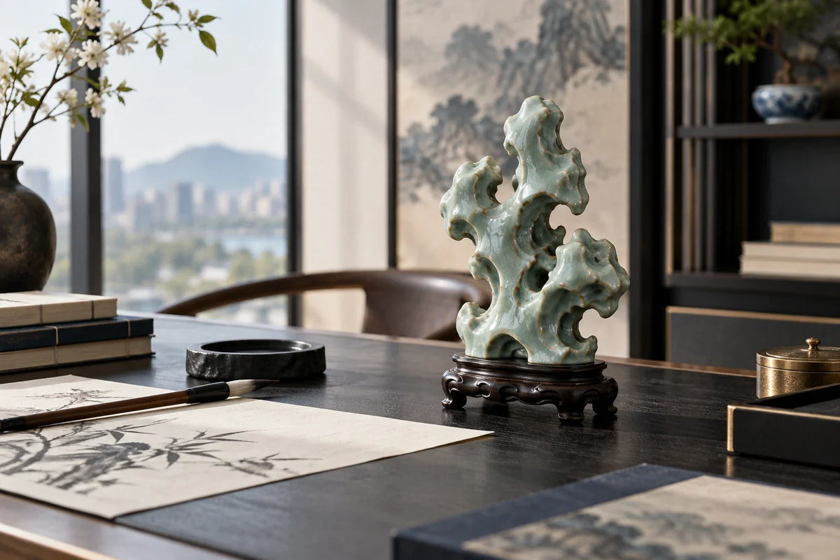 Eastern Aura editorial scene about gifts for collectors and scale, silhouette and the quality of looking