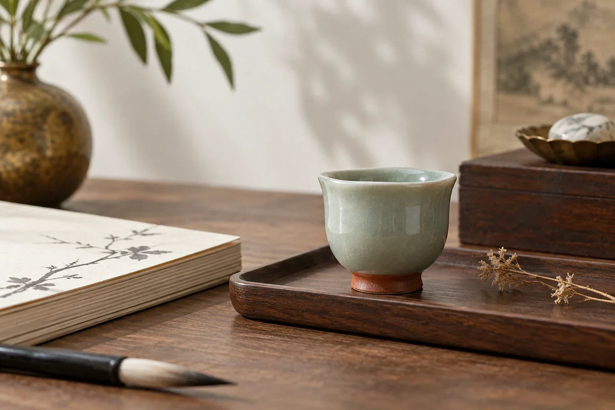 Eastern Aura editorial scene about gifts for collectors and small scale, colour memory and meaningful gifting