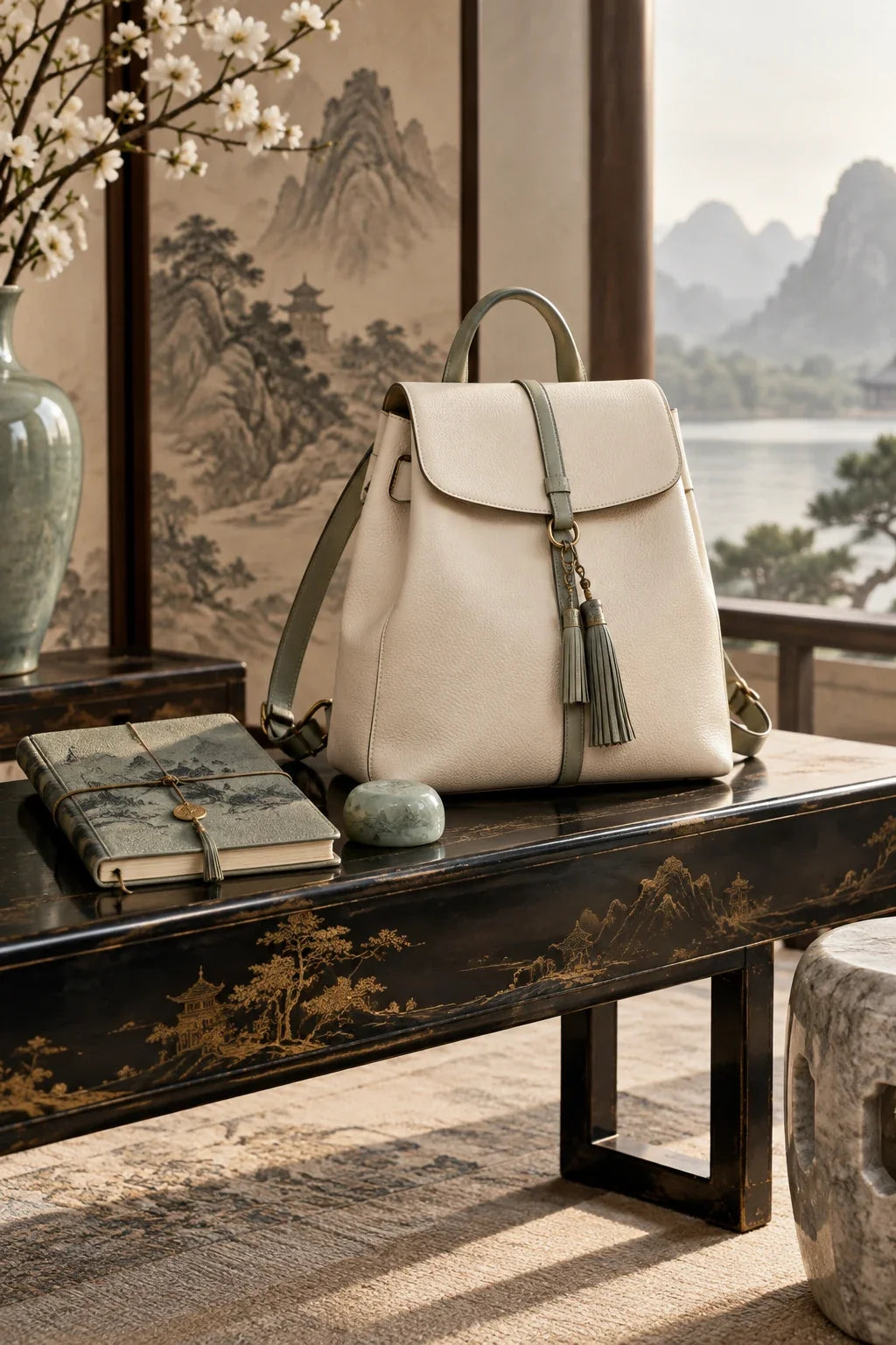 Eastern Aura editorial scene about collector's gift and daily movement, function and design character
