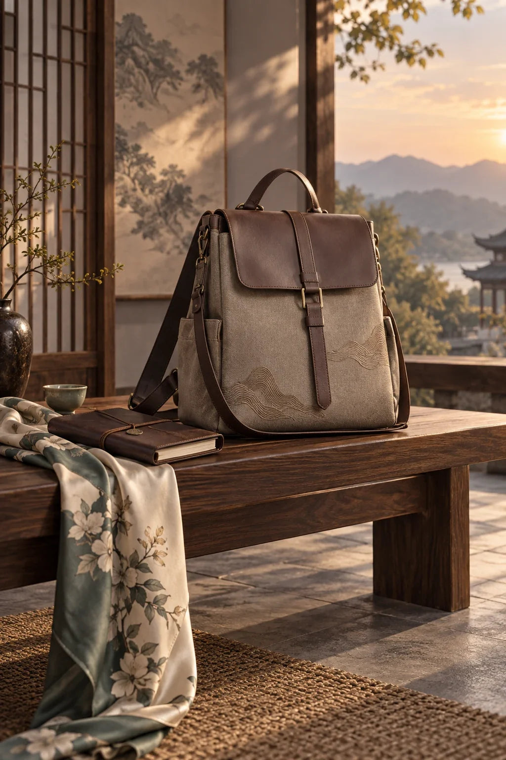 Eastern Aura editorial scene about collector's gift and daily movement, function and design character