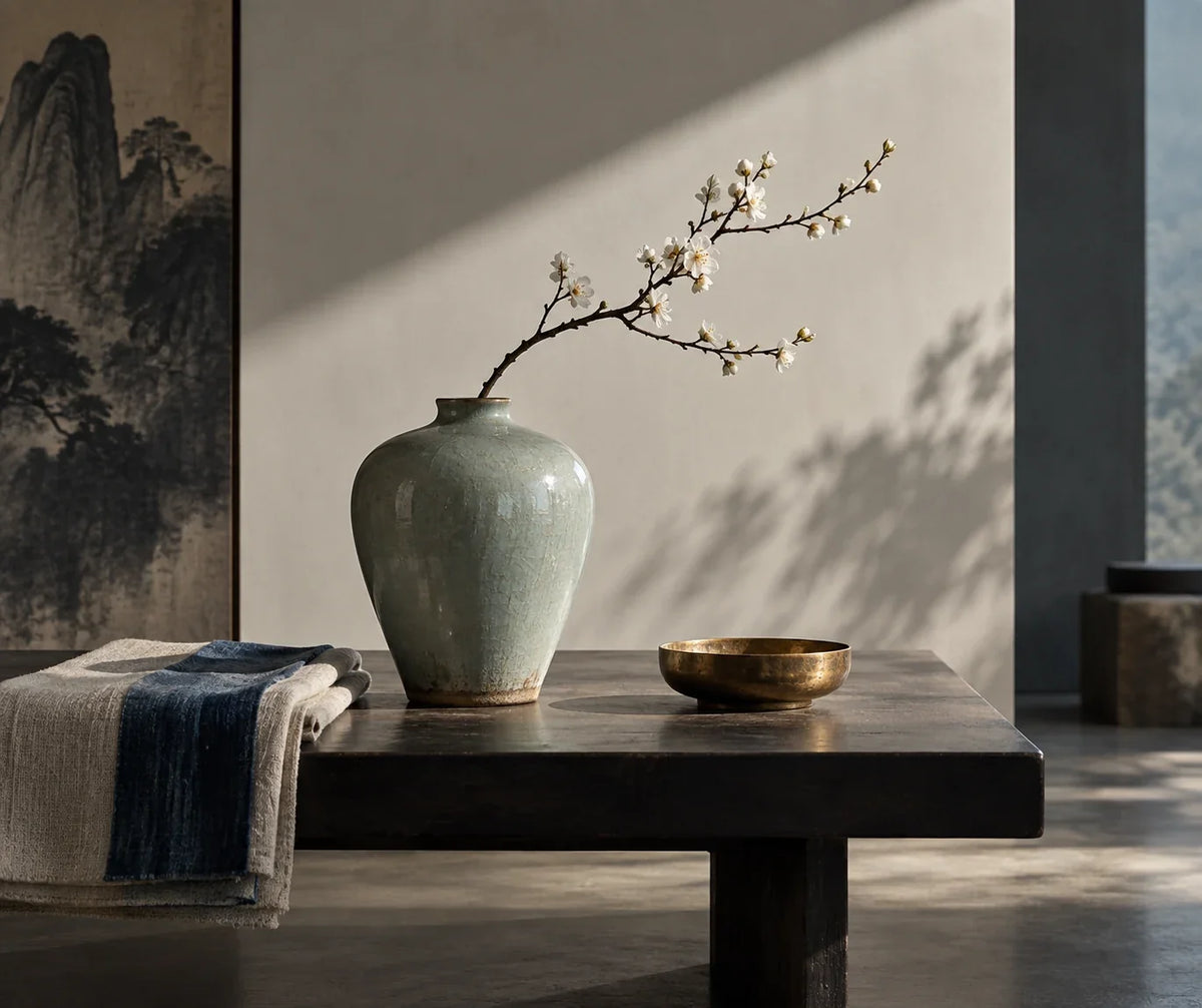 Eastern Aura editorial scene about collector's gift and whether restraint is a visual style or a daily practice