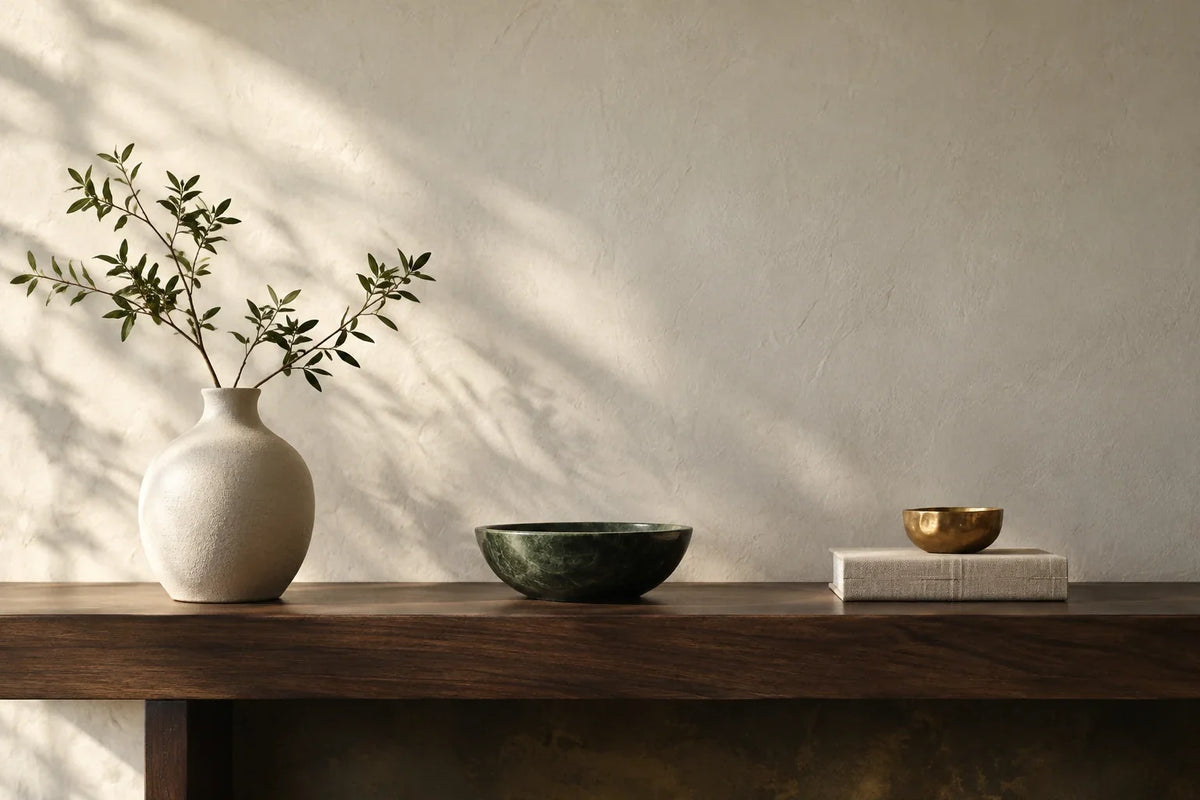 Eastern Aura editorial scene about collector's gift and whether restraint is a visual style or a daily practice