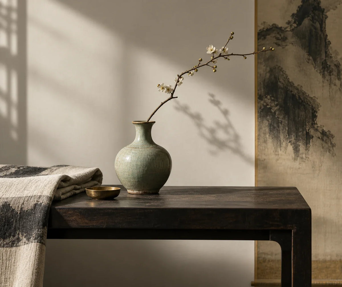 Eastern Aura editorial scene about collector's gift and whether restraint is a visual style or a daily practice