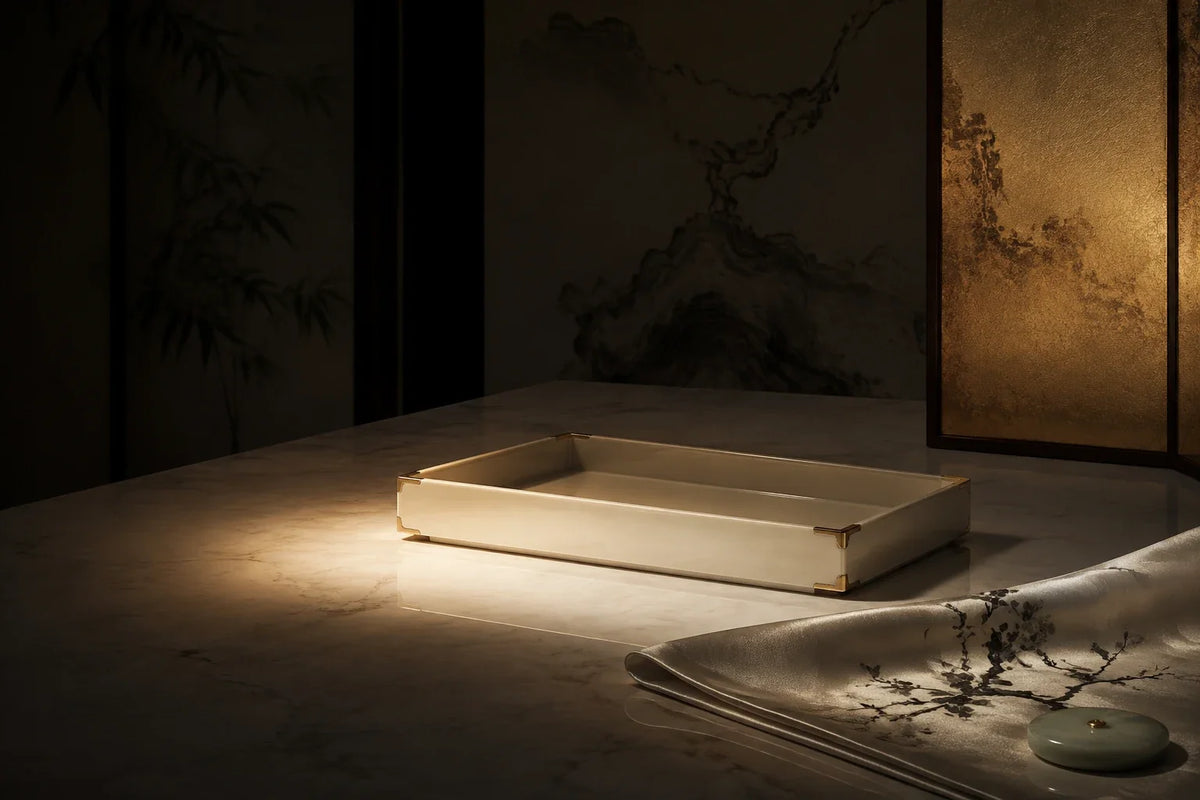 Eastern Aura editorial scene about collector's gift and whether restraint is a visual style or a daily practice