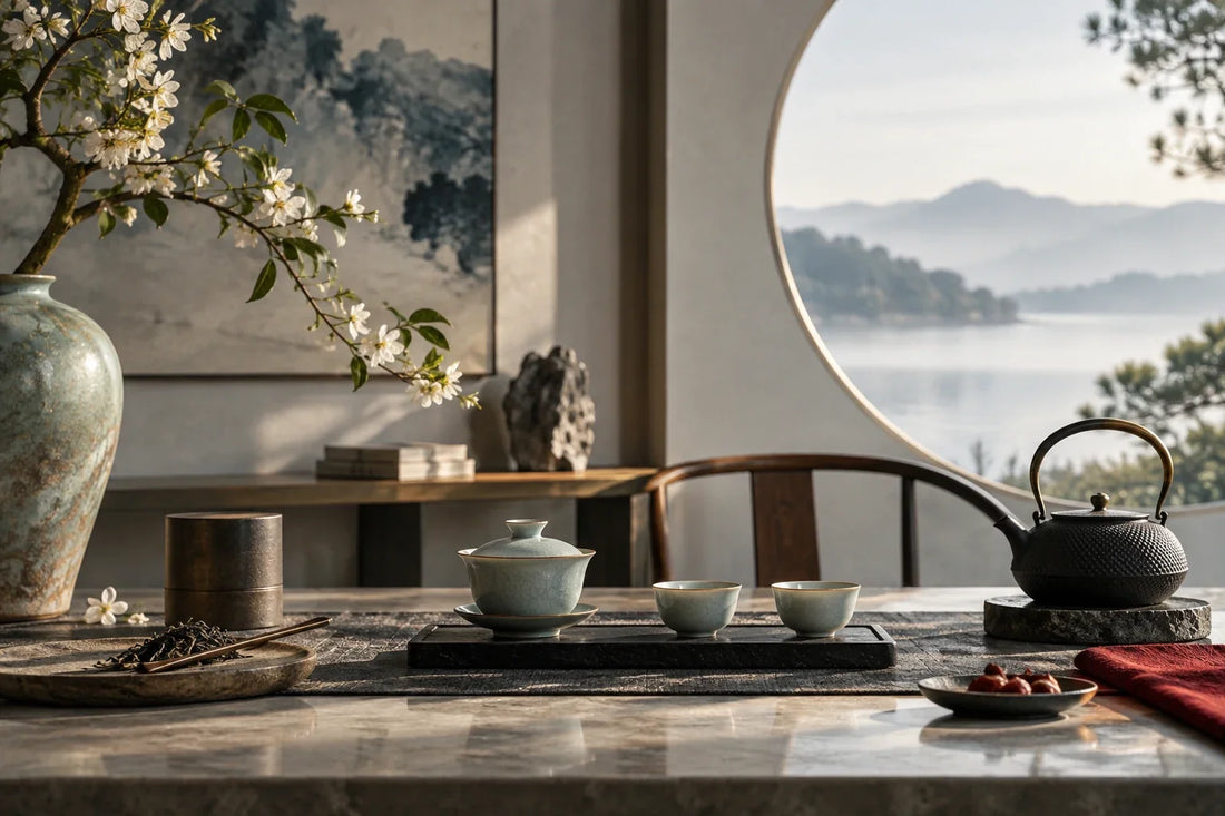Eastern Aura editorial scene about gifts for collectors and interior identity without themed decoration