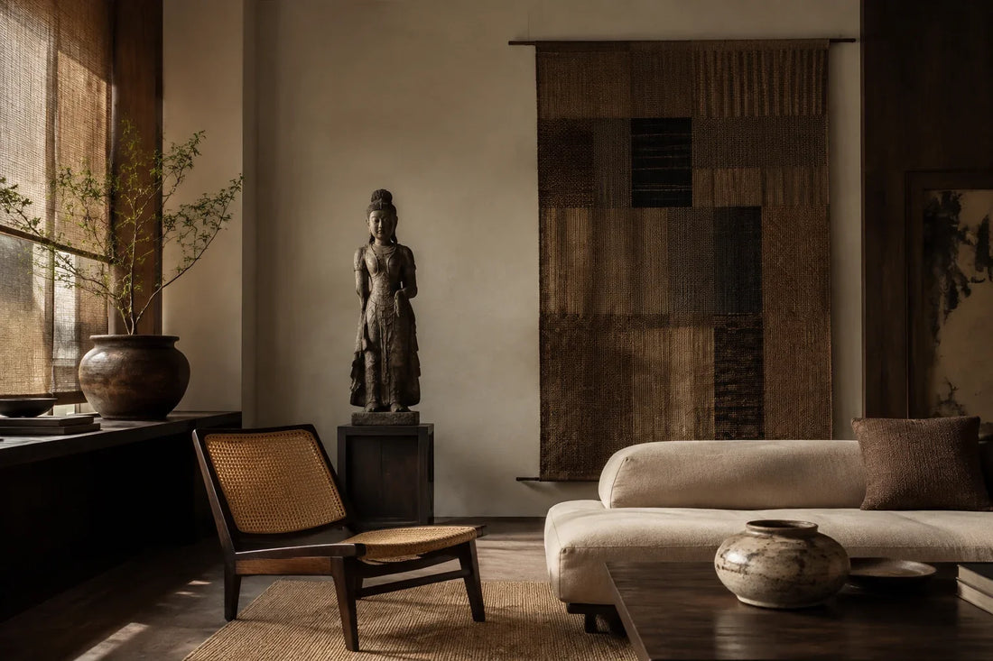 Eastern Aura editorial scene about gifts for collectors and interior identity without themed decoration