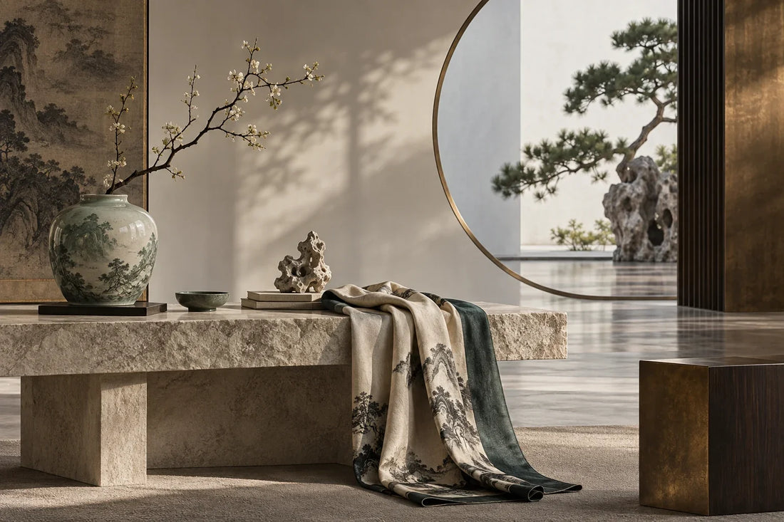 Eastern Aura editorial scene about gifts for collectors and interior identity without themed decoration