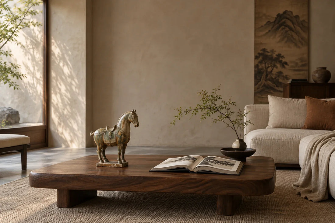 Eastern Aura editorial scene about gifts for collectors and interior identity without themed decoration
