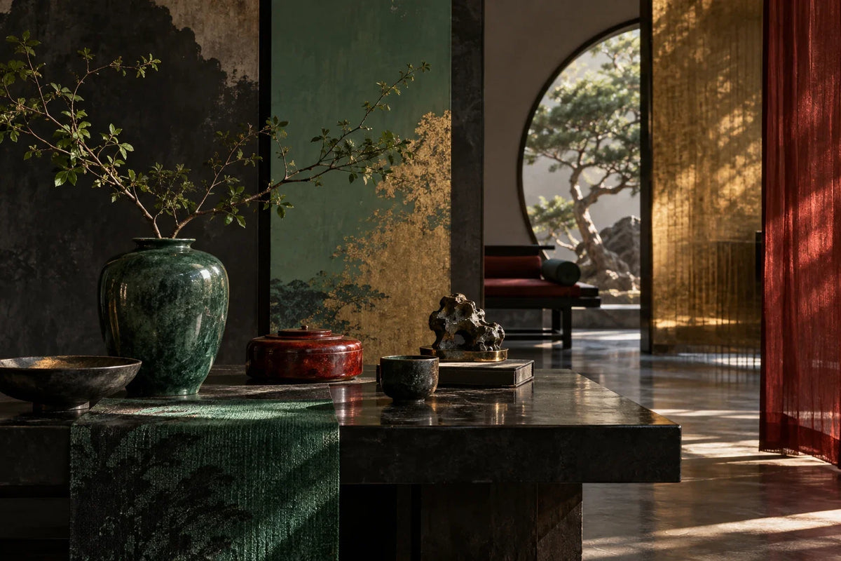 Eastern Aura editorial scene about the maker, the culture, the brand and the person who lives with it