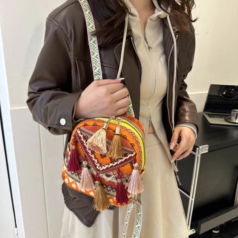 Tassel Journey Convertible Backpack - Eastern Aura product image 4