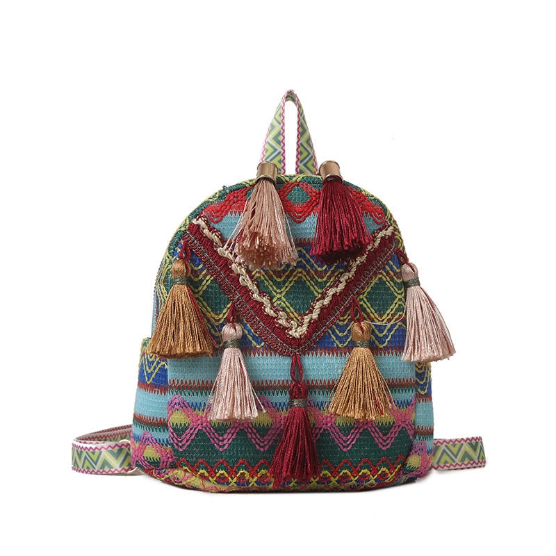 Tassel Journey Convertible Backpack - Eastern Aura product image 5