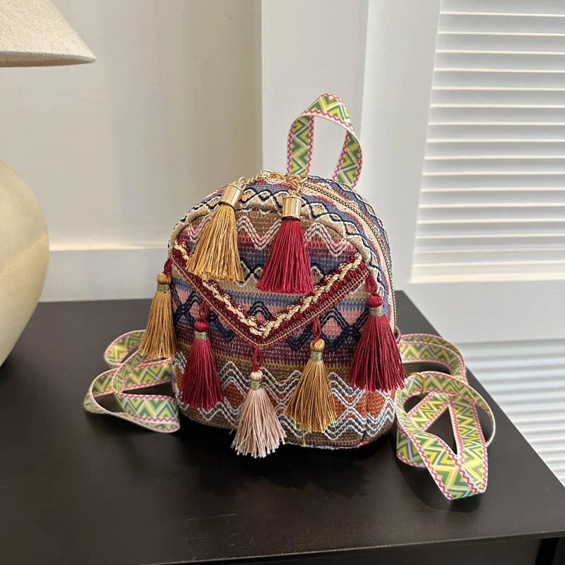 Tassel Journey Convertible Backpack - Eastern Aura product image 6