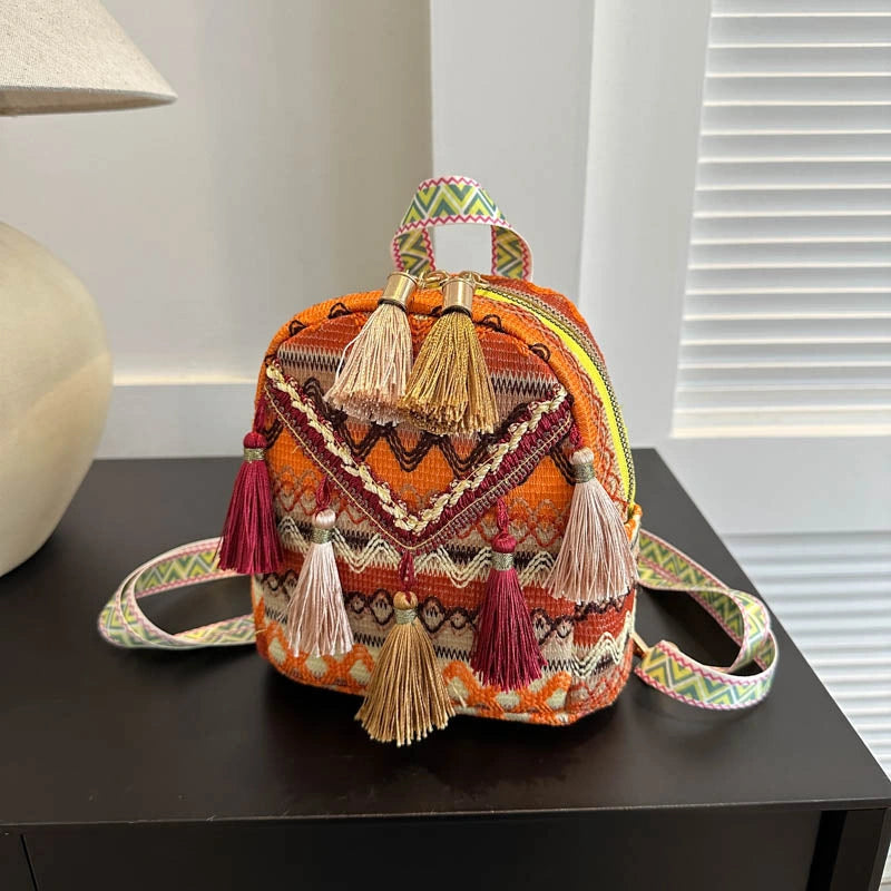 Tassel Journey Convertible Backpack - Eastern Aura product image 8
