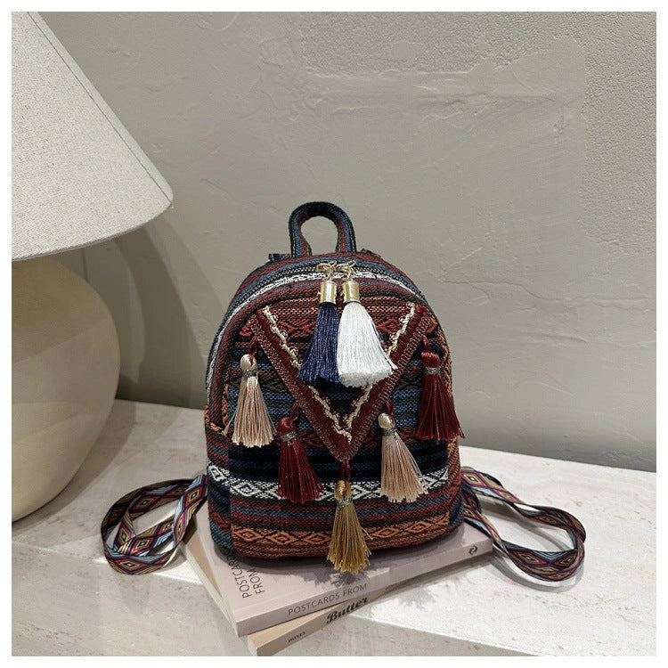 Tassel Journey Convertible Backpack - Eastern Aura product image 9