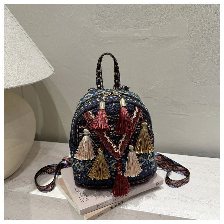 Tassel Journey Convertible Backpack - Eastern Aura product image 10