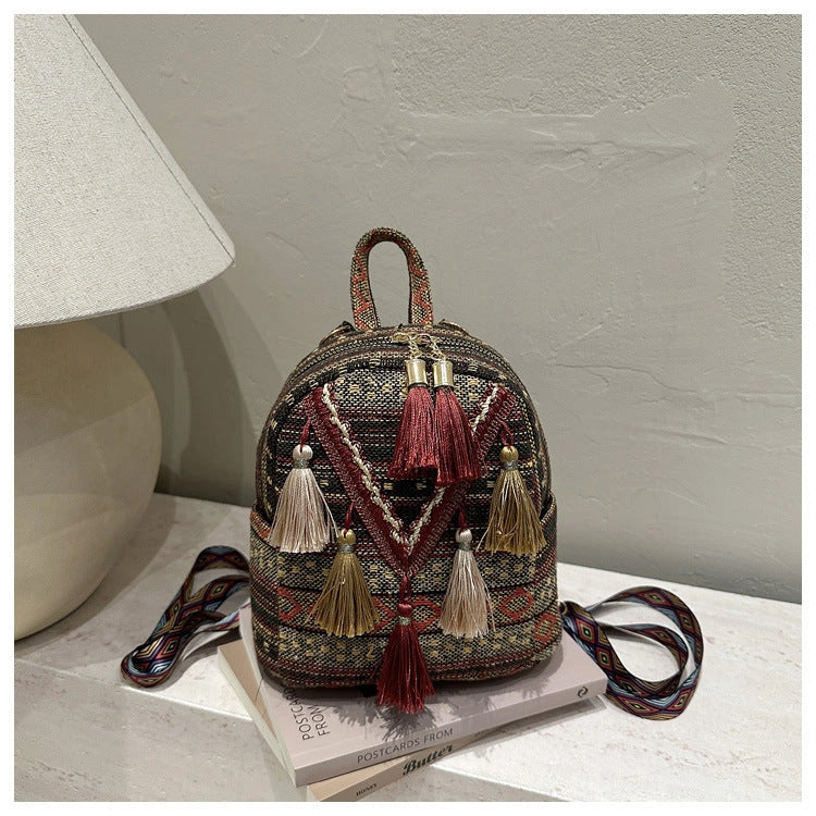 Tassel Journey Convertible Backpack - Eastern Aura product image 11