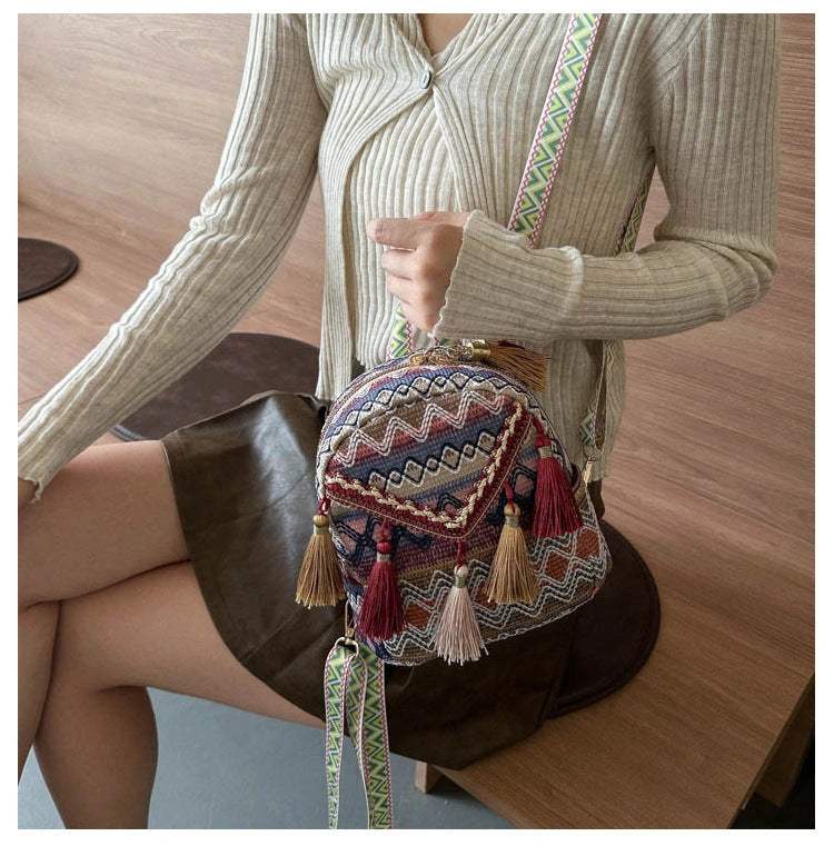 Tassel Journey Convertible Backpack - Eastern Aura product image 27