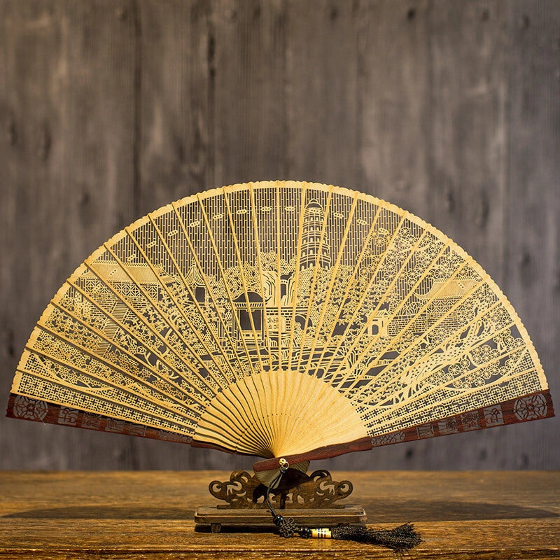 Changmen Rosewood Folding Fan - Eastern Aura product image 7