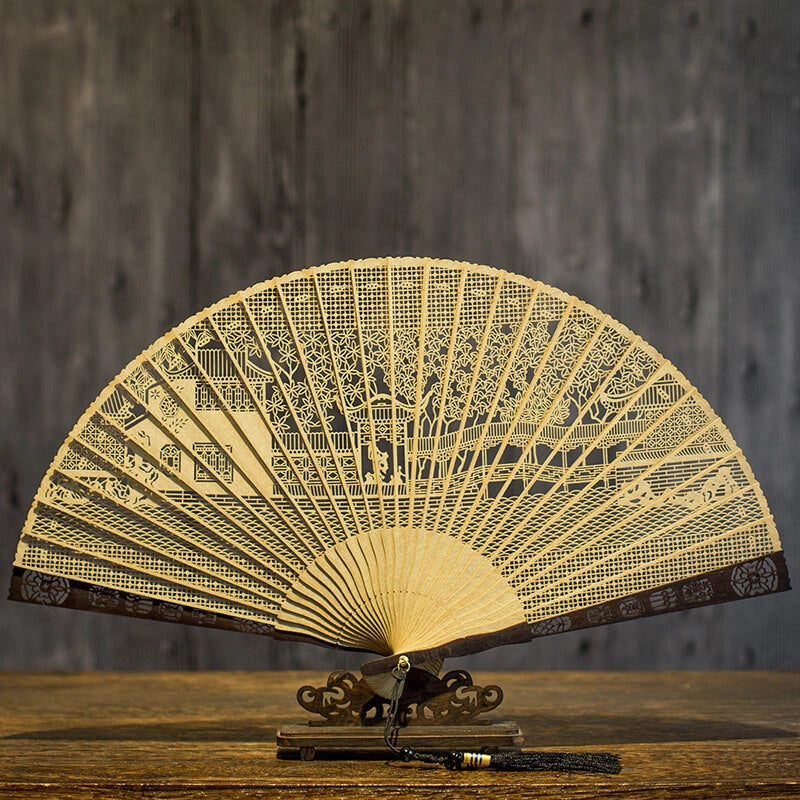 Changmen Rosewood Folding Fan - Eastern Aura product image 8
