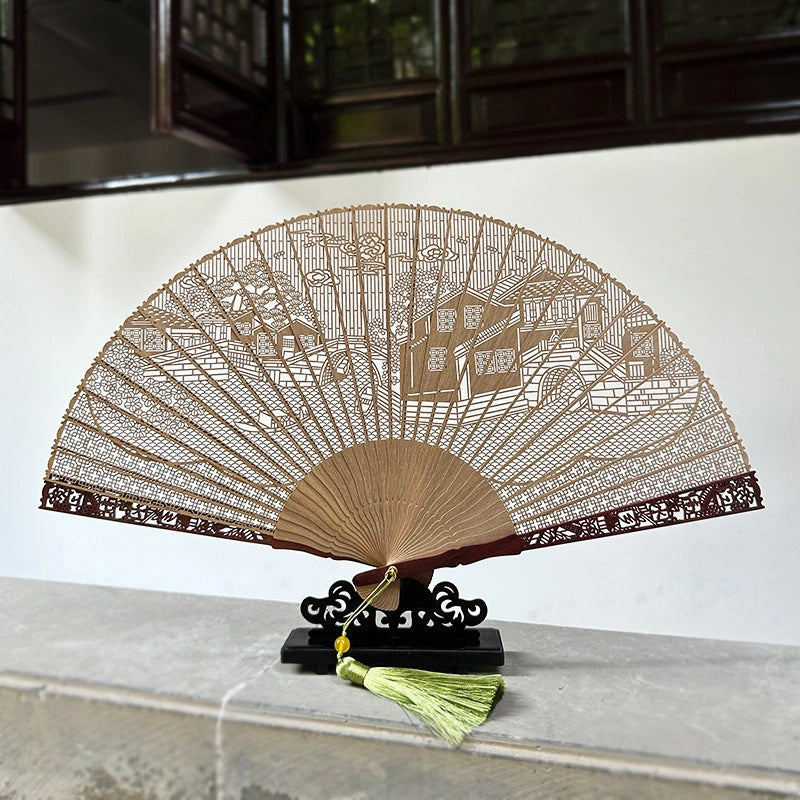 Changmen Rosewood Folding Fan - Eastern Aura product image 11