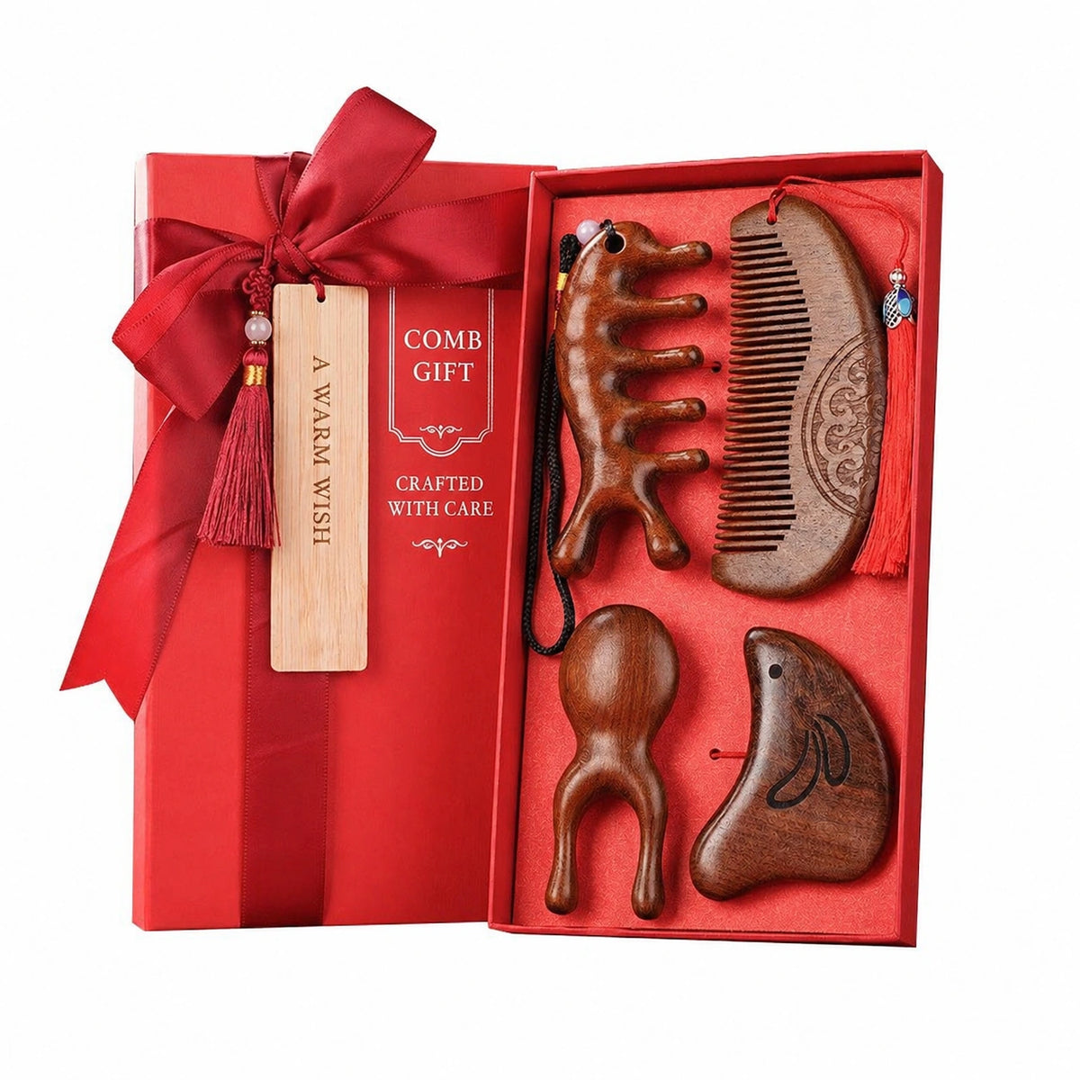 Golden Sandalwood Comb Gift Set - Eastern Aura product image 5