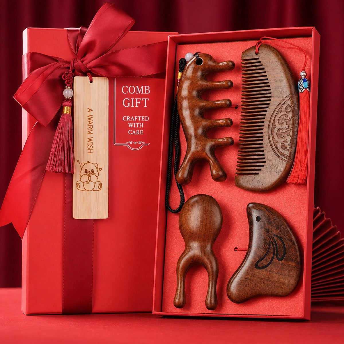 Golden Sandalwood Comb Gift Set - Eastern Aura product image 6