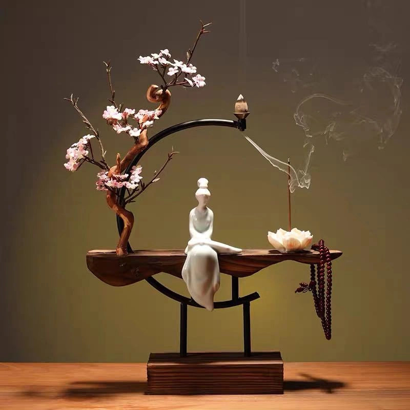 Contemporary Cascade Incense Burner - Eastern Aura product image 5