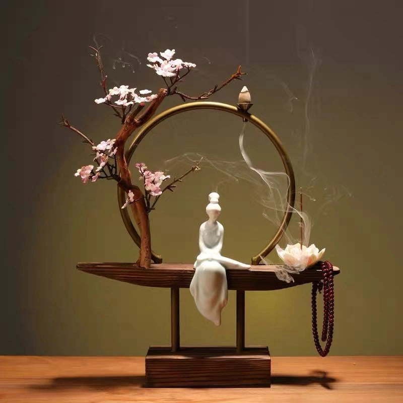 Contemporary Cascade Incense Burner - Eastern Aura product image 7