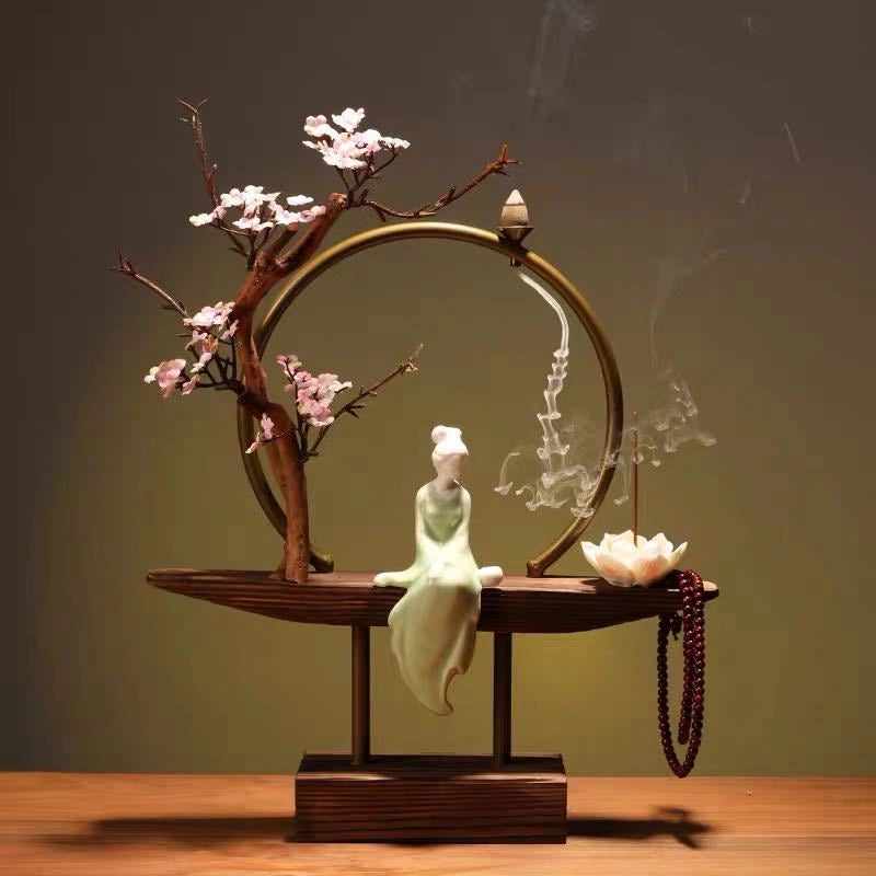Contemporary Cascade Incense Burner - Eastern Aura product image 8