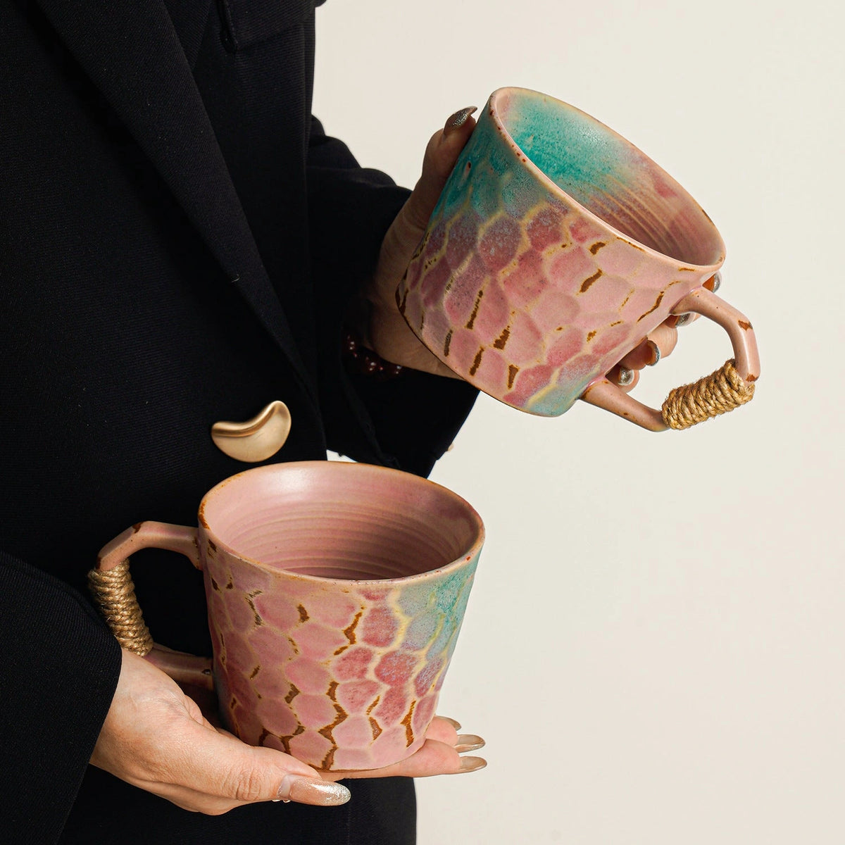 Kiln-Turned Vintage Mug Gift Set - Eastern Aura product image 4