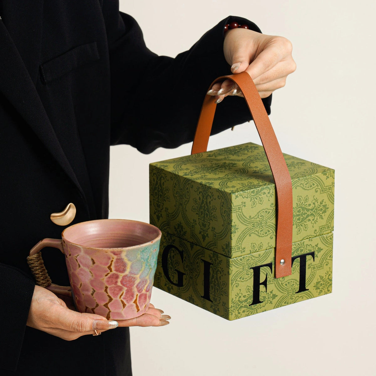 Kiln-Turned Vintage Mug Gift Set - Eastern Aura product image 8