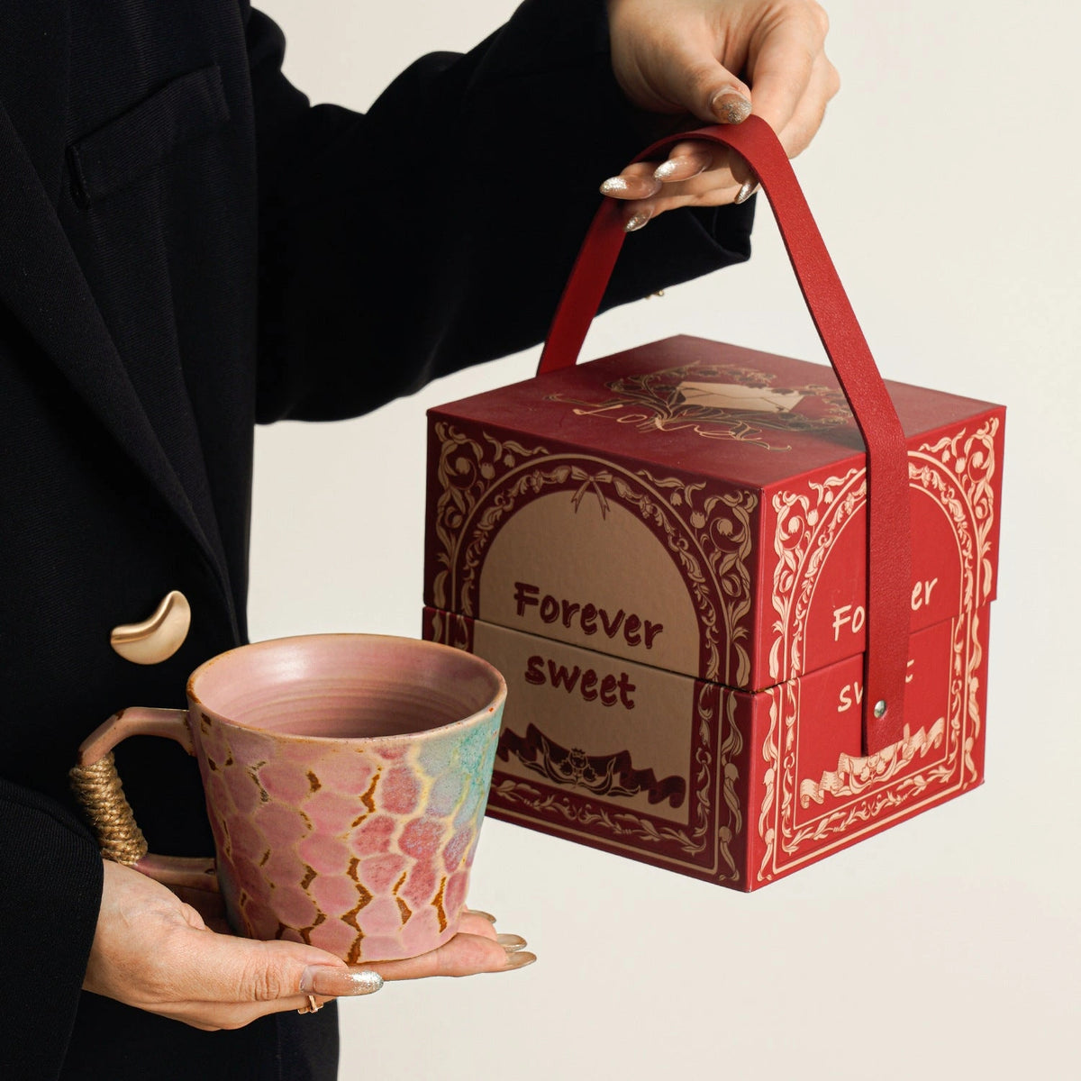 Kiln-Turned Vintage Mug Gift Set - Eastern Aura product image 9