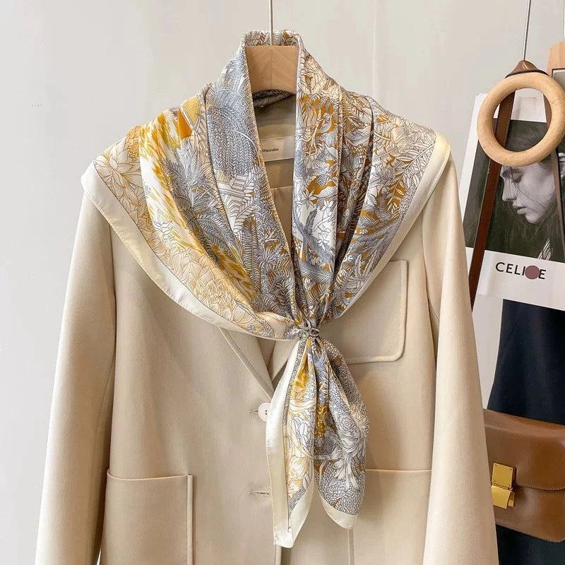 Silk Art Scarf Collection - 65 cm Square - Eastern Aura product image 14