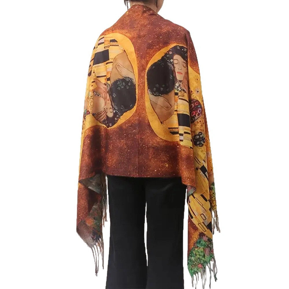 Coastal Impression Tassel Shawl - Eastern Aura product image 5