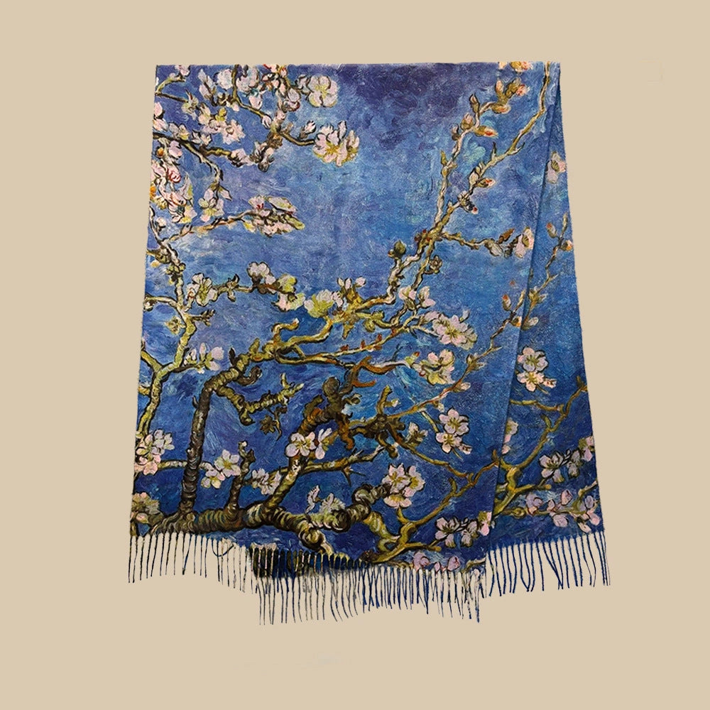 Coastal Impression Tassel Shawl - Eastern Aura product image 15