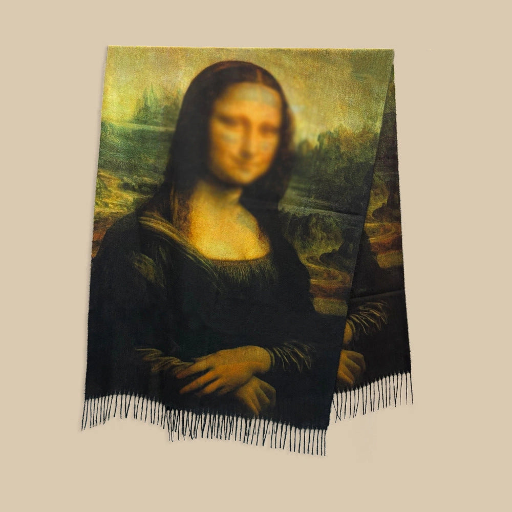 Coastal Impression Tassel Shawl - Eastern Aura product image 16