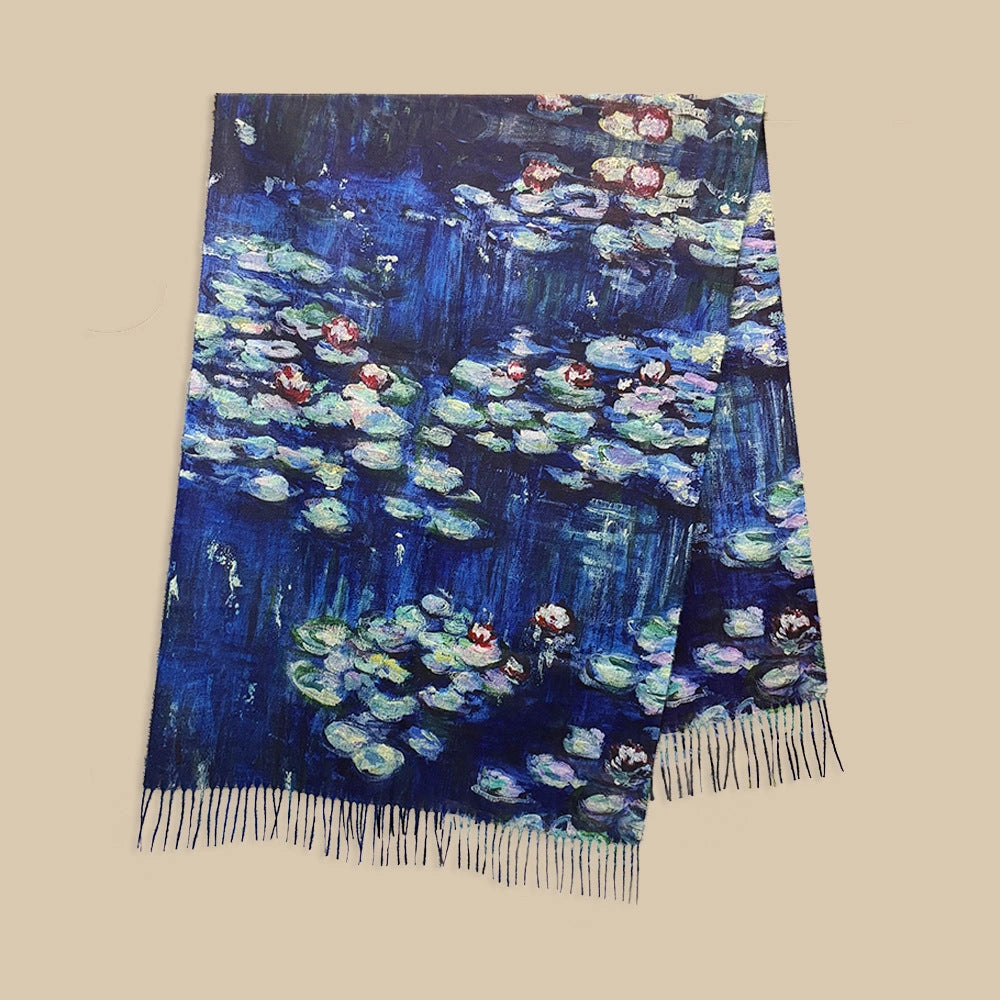 Coastal Impression Tassel Shawl - Eastern Aura product image 17
